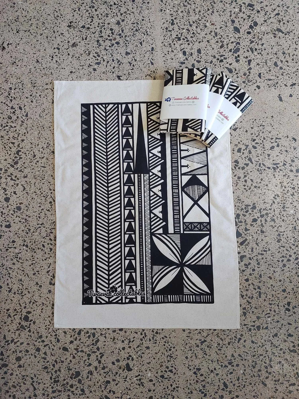 Tea Towel: Cook Islands Motif