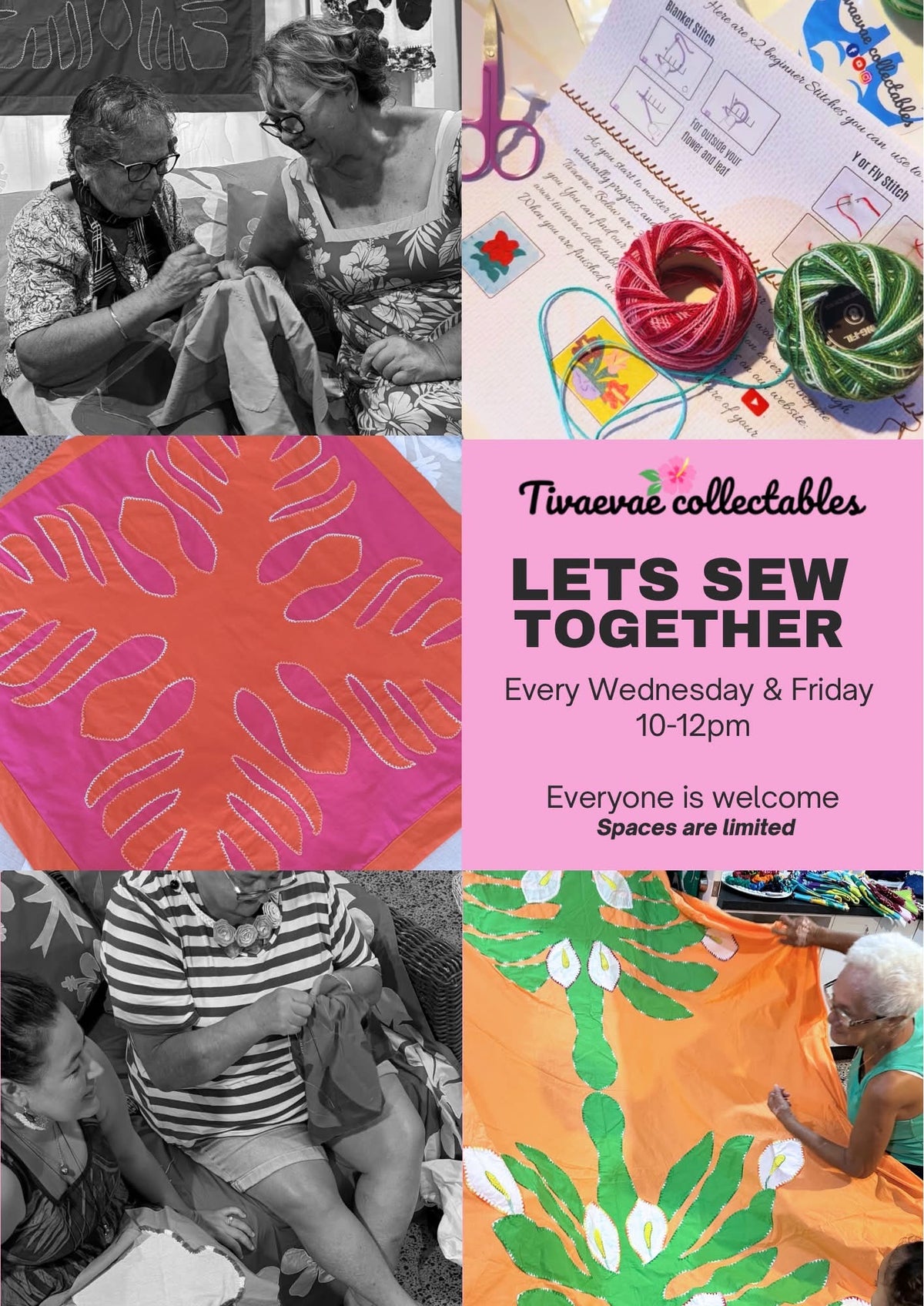 Tivaevae Collectables Sewing Classes