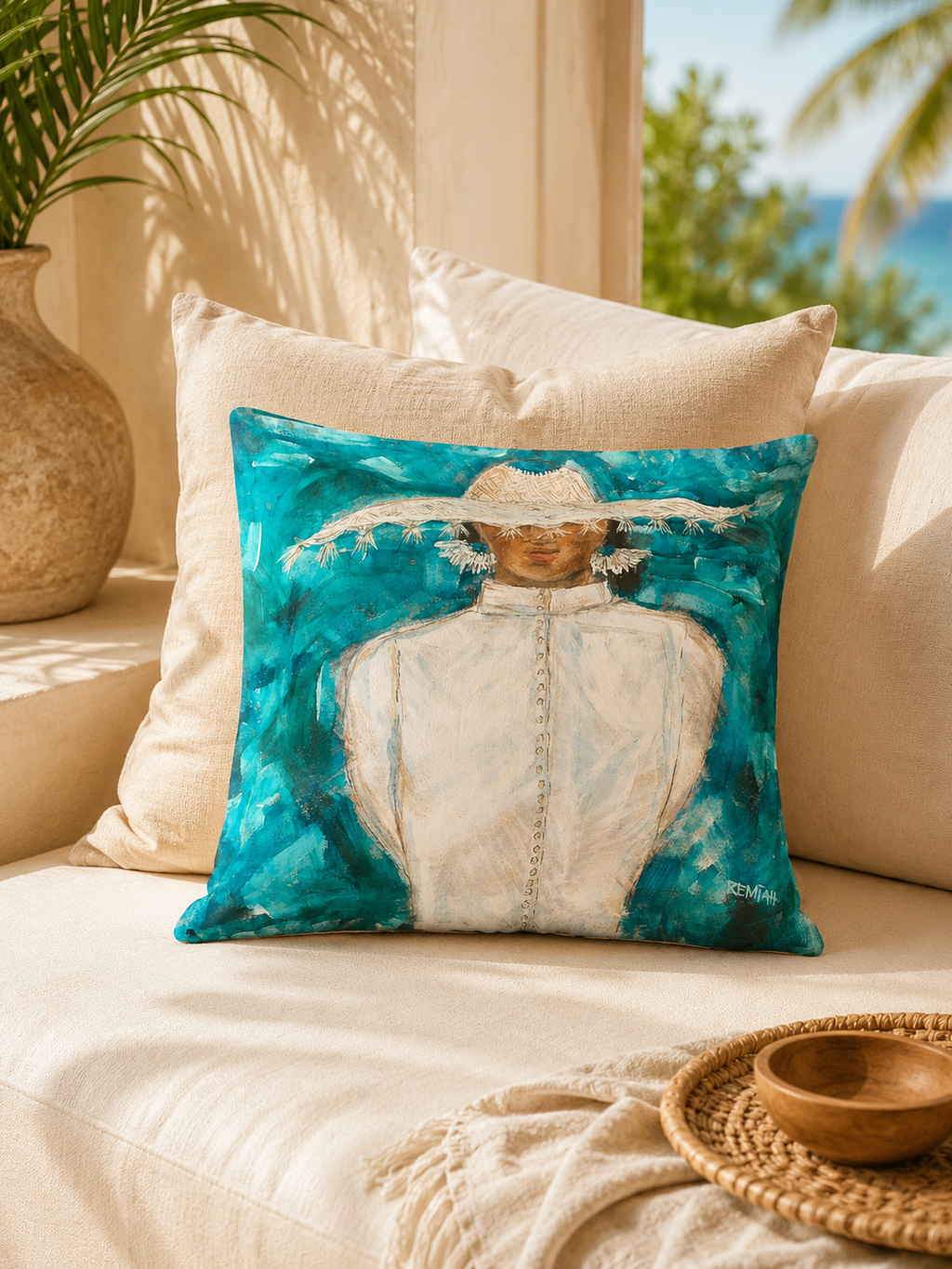 Mania Vaine cushion cover by Remiah Chanelle