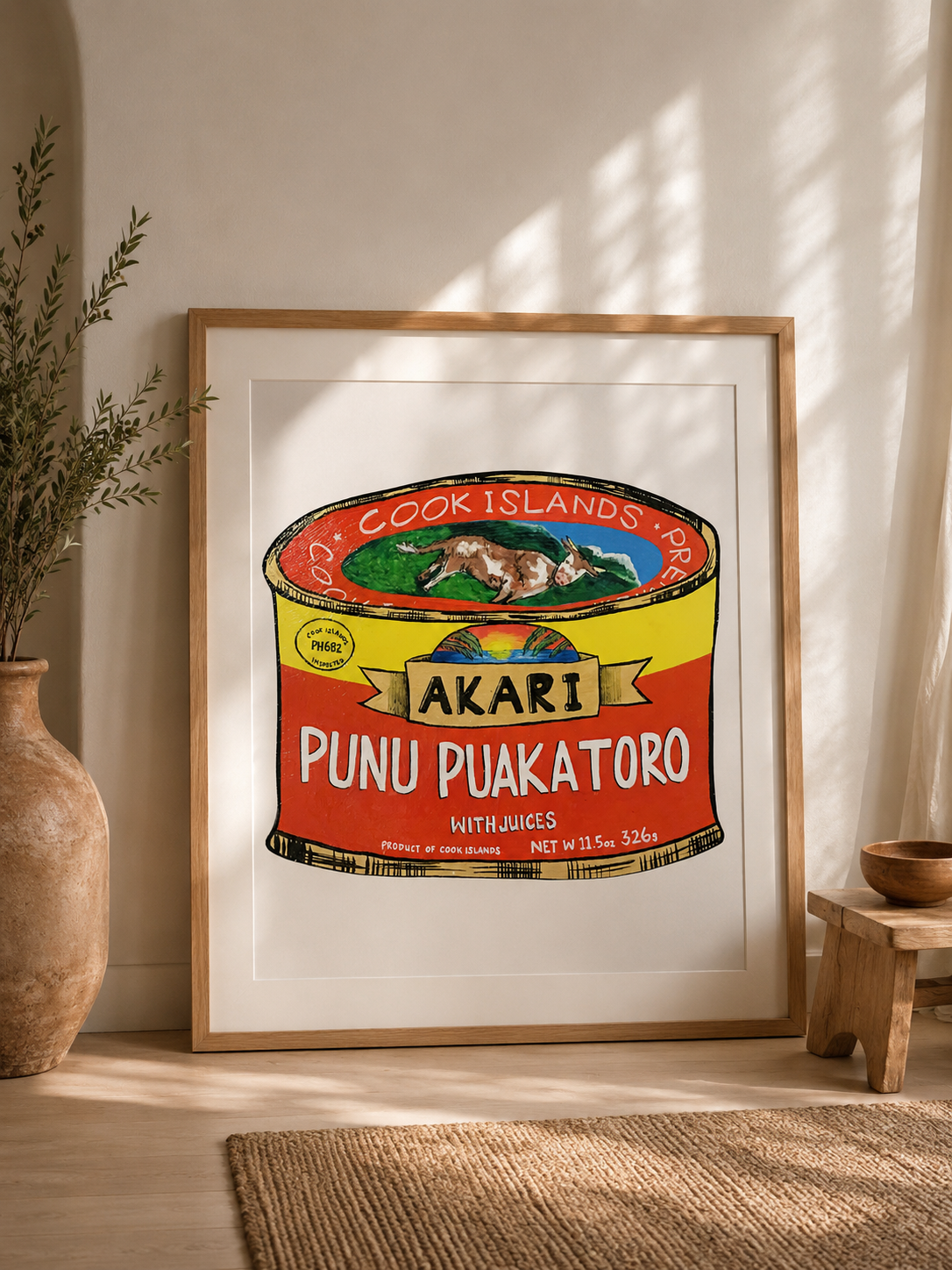 Punu Puakatoro print by Remiah