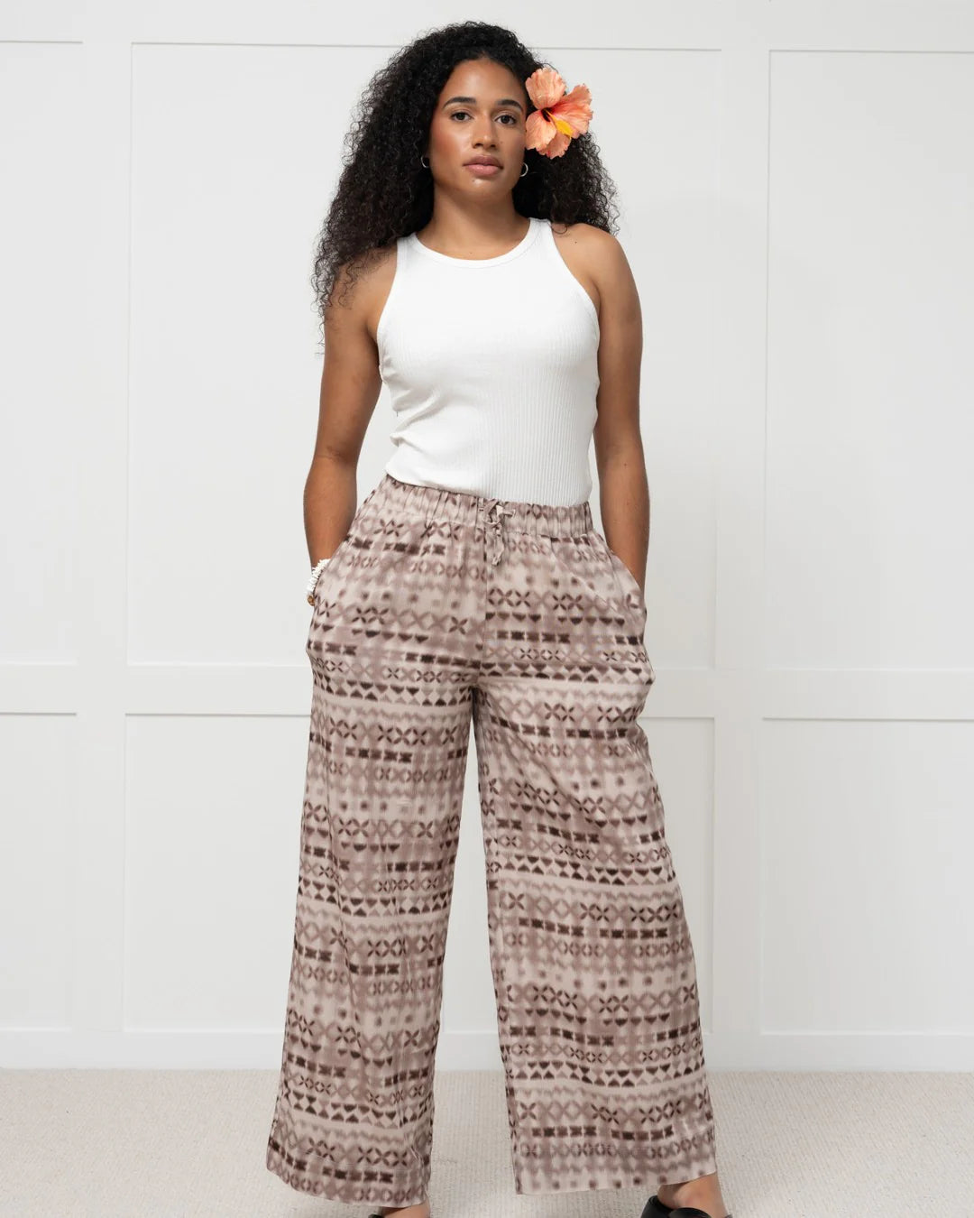 Islakoko Kalea Wide Leg Tribal Bracken Pant