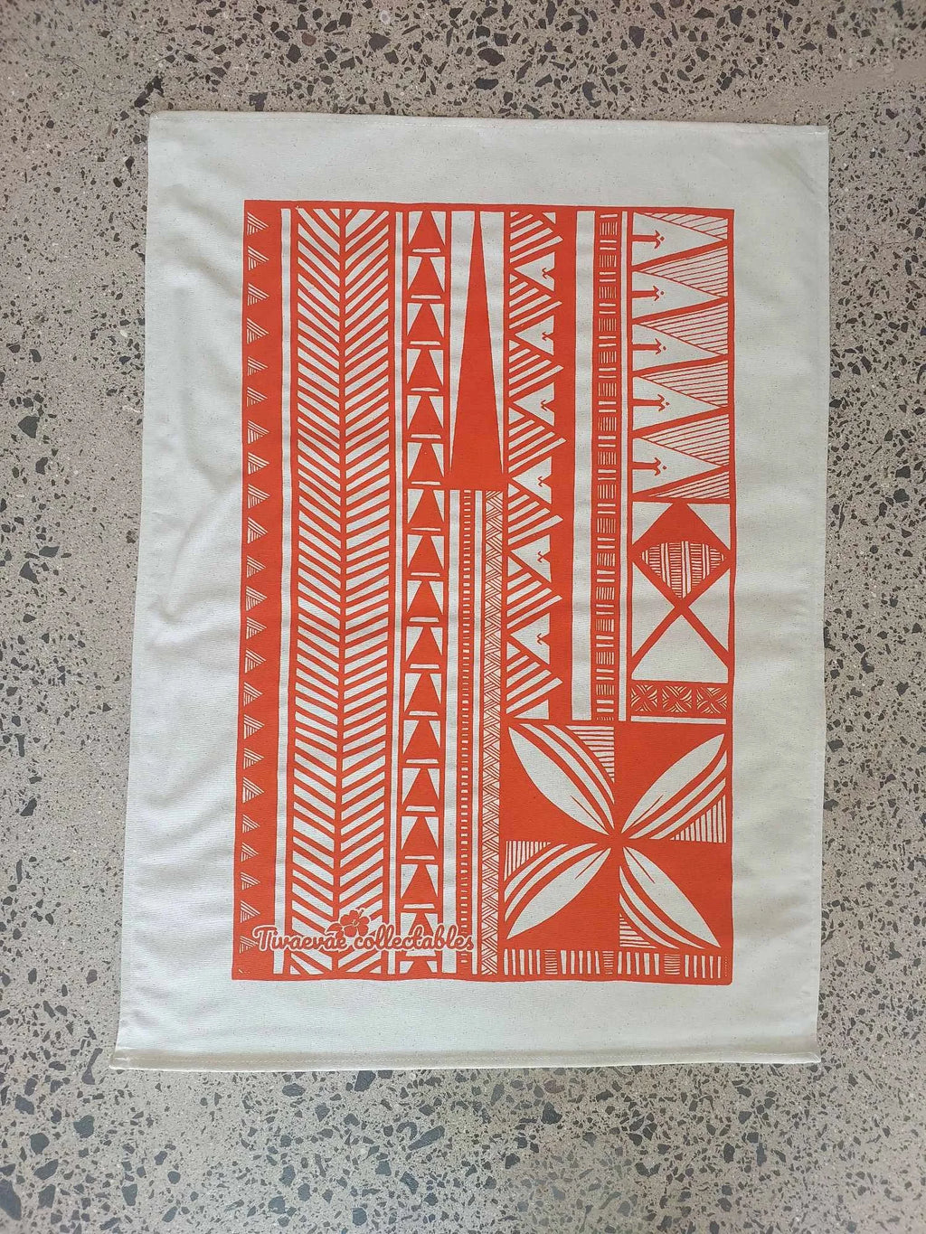 Tea Towel: Cook Islands Motif